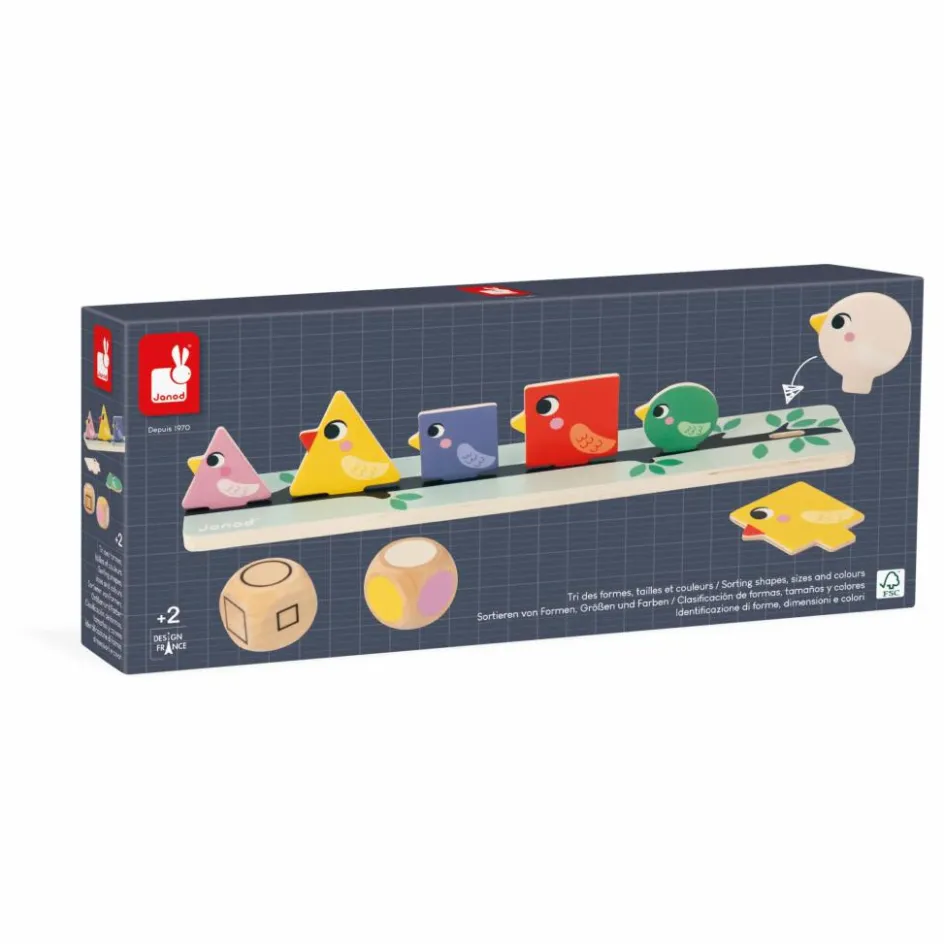Janod Jeux Éducatifs*Jeu de tri Oiseaux