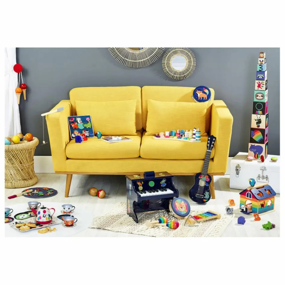 Vilac Jeu d'encastrement sonore Jungle| Jouets D'Éveil