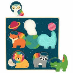 Best Vilac Jeu d'encastrement tactile Espace Multicolore