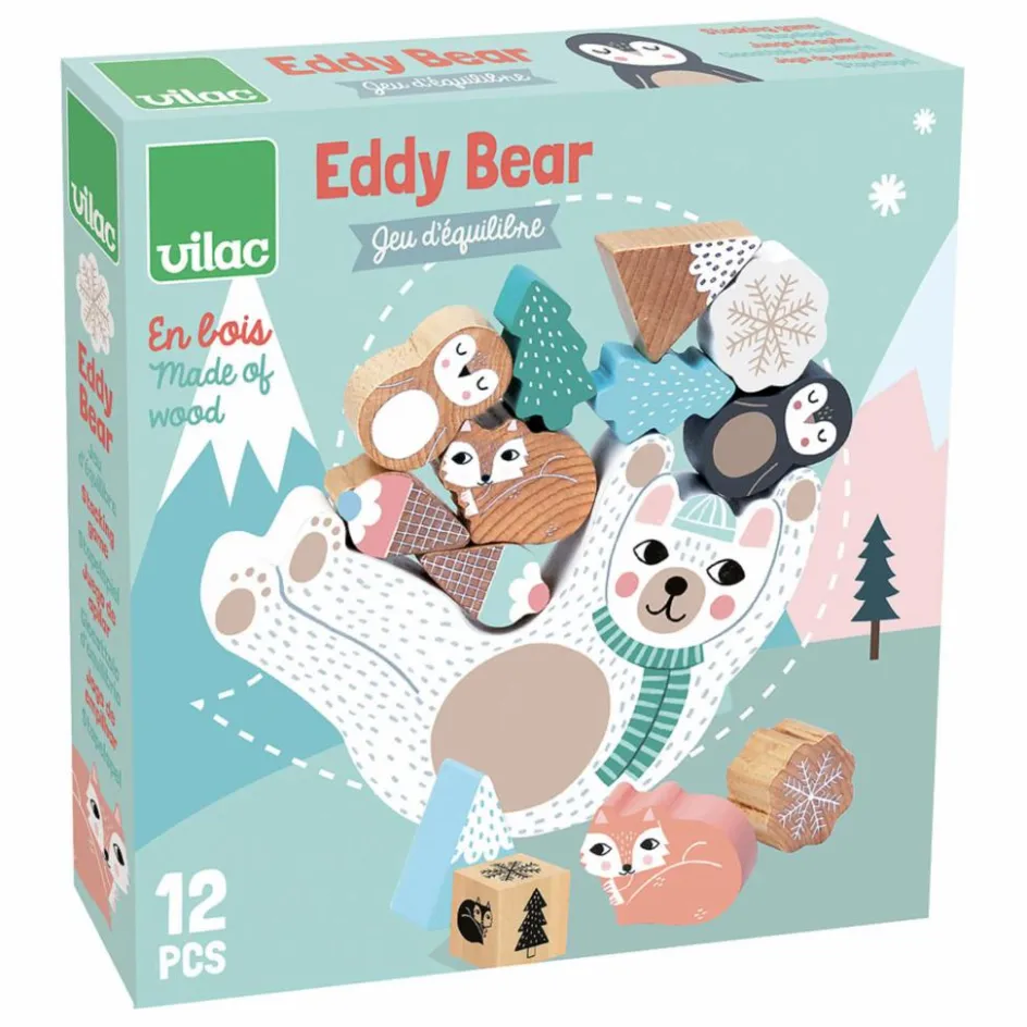 Vilac Jouets D'Éveil*Jeu d'équilibre Eddy bear en bois - Michelle Carlslund