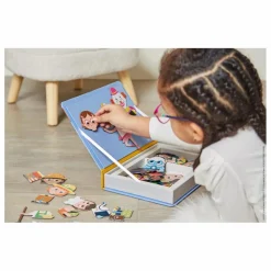 Janod Jeu Magneti'Book - Métiers| Puzzles|Jeux Éducatifs