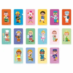 Janod Jeu Magneti'Book - Métiers| Puzzles|Jeux Éducatifs