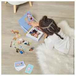 Janod Jeu Magneti'Book - Métiers| Puzzles|Jeux Éducatifs