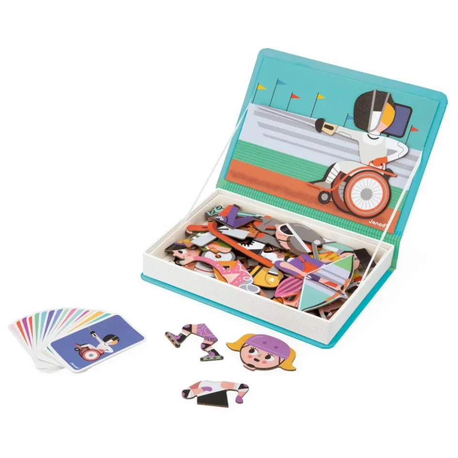 Janod Puzzles|Jeux Éducatifs*Jeu Magneti'Book - Sports