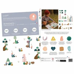 Ma Cabane à rêves Jeu magnétique Animaux Forêt| Jeux Éducatifs