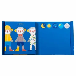 Outlet Moulin Roty Jeu magnétique Je m'habille Multicolore