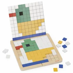 Sale Janod Jeu pédagogique - Symétrie et codage Multicolore