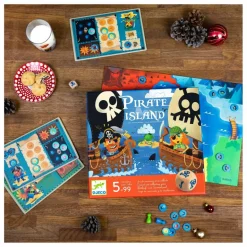New Djeco Jeu Pirate Island Multicolore