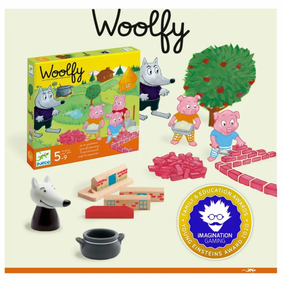 Djeco Jeux De Société|Jeux Éducatifs*Jeu Woolfy