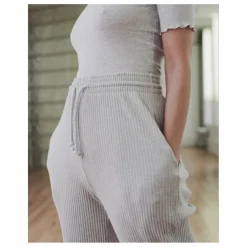 Sale Baserange Jogger Côtelé Coton Bio | Gris
