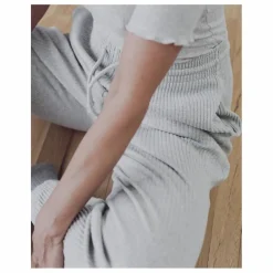 Sale Baserange Jogger Côtelé Coton Bio | Gris