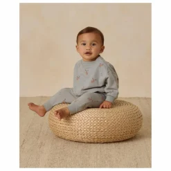 Quincy Mae Jogger Elans Coton Bio | Bleu gris