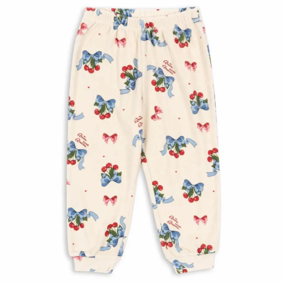 Hot Konges Sløjd Jogger Itty Nœuds Coton Bio | Beige