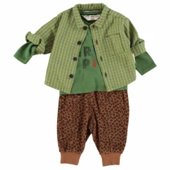 Piupiuchick Jogger Léopard Eponge Coton Bio ||Enfant Leggings, Pantalons|Pantalons Jeggings