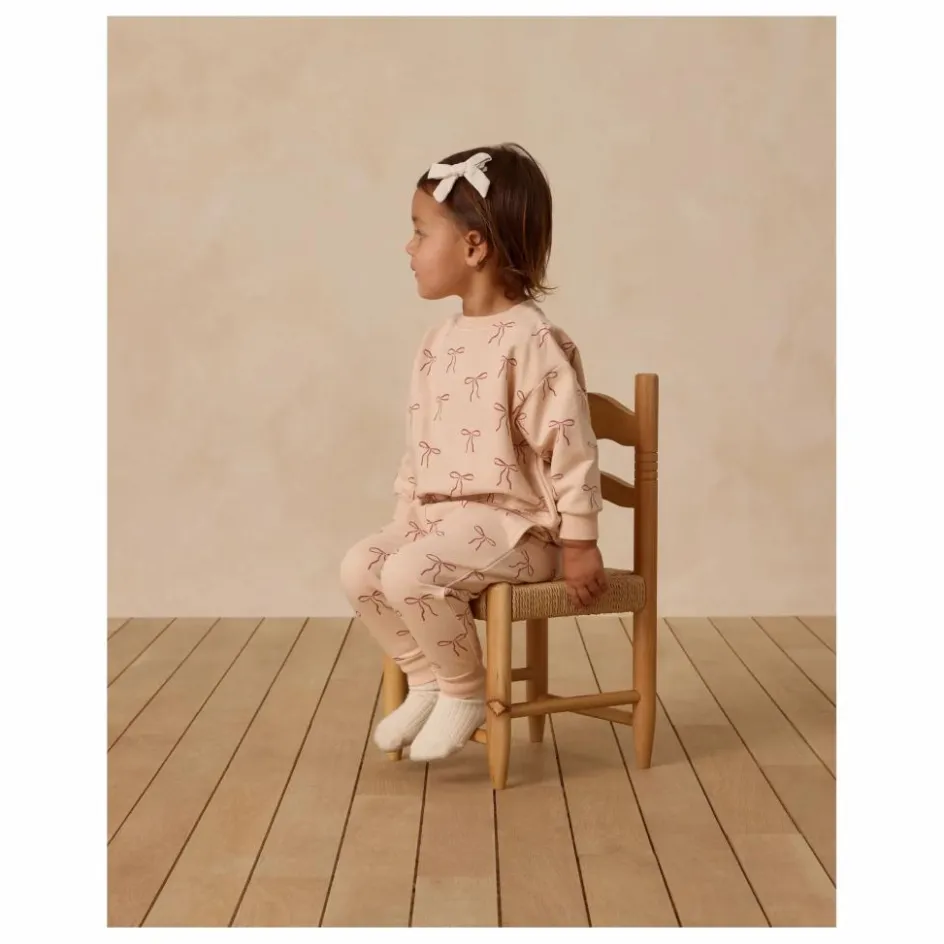 Quincy Mae Jogger Nœuds Coton Bio ||Enfant Pantalons Jeggings|Leggings, Pantalons