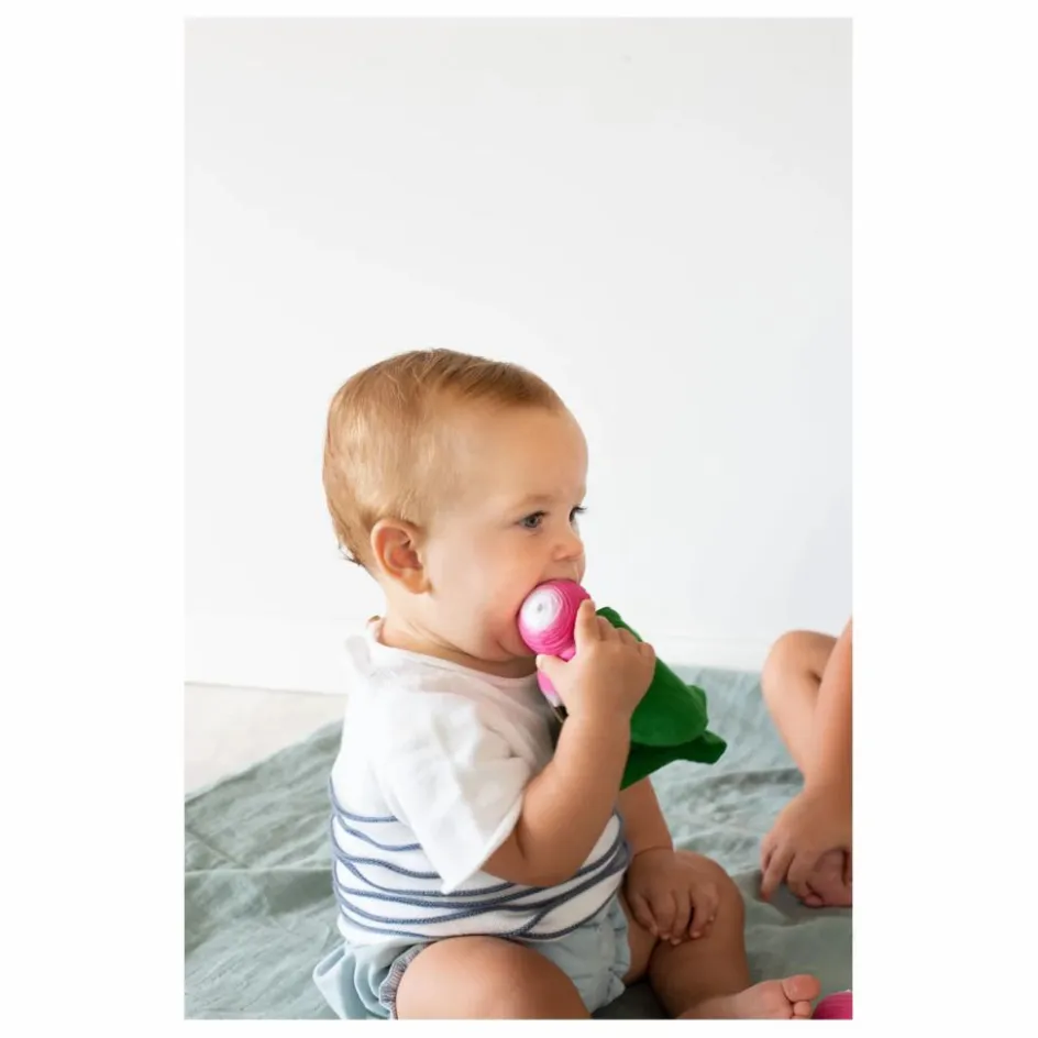 Oli & Carol Jouet de dentition Ramona le radis Rose