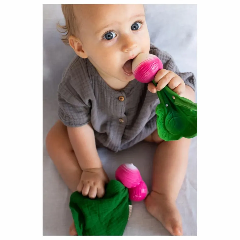 Oli & Carol Jouet de dentition Ramona le radis Rose