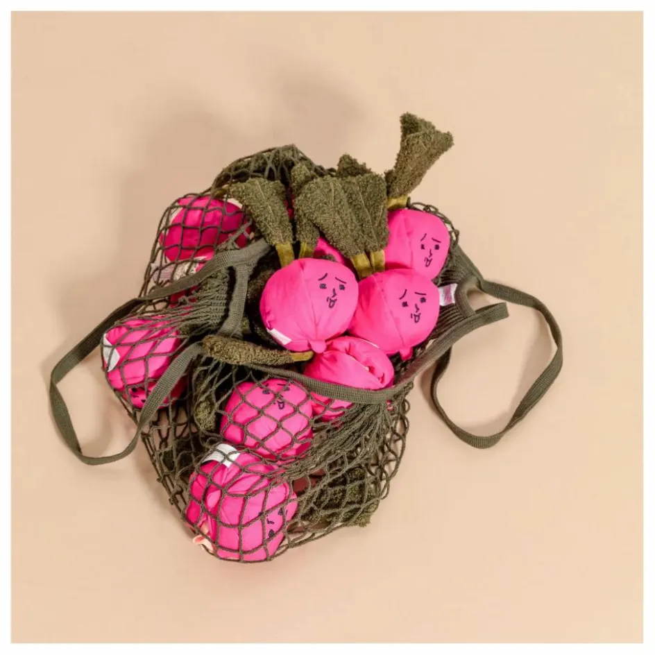 New The Furry Folks Jouet de fouille Radish | Rose