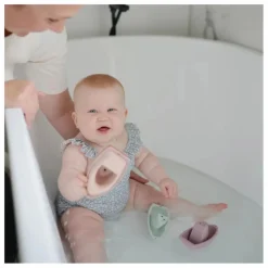 Mushie Jouets D'Éveil|Jouets D'Éveil*Jouets pour le bain Bateaux - Set de 5 |