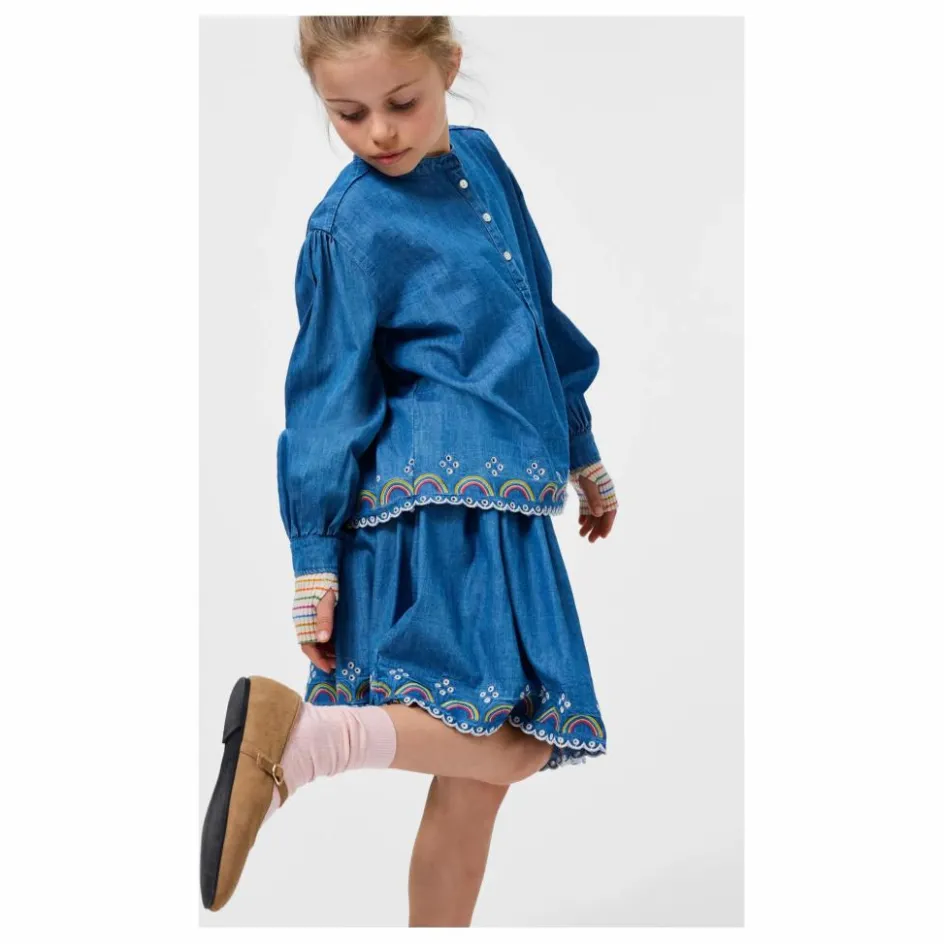 Discount Jupe Bernie Arcs-en-ciel Coton Bio | Enfant Jupes, Shorts