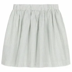 Sale Petit Bateau Jupe Boncap Popeline Coton Bio | Blanc