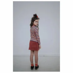 Outlet Repose AMS Jupe Boutonnée Coton Bio | Rouge