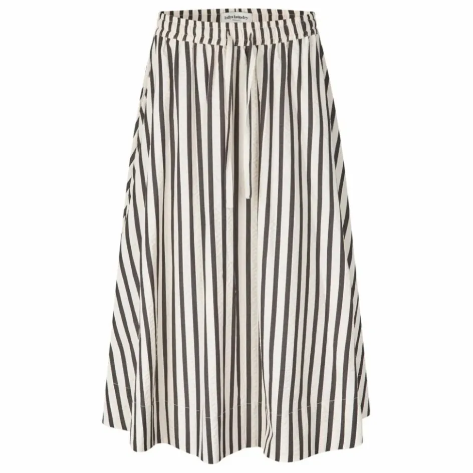 New Lollys Laundry Jupe Bristol Rayures | Noir