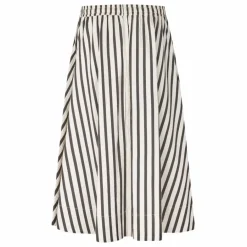 New Lollys Laundry Jupe Bristol Rayures | Noir