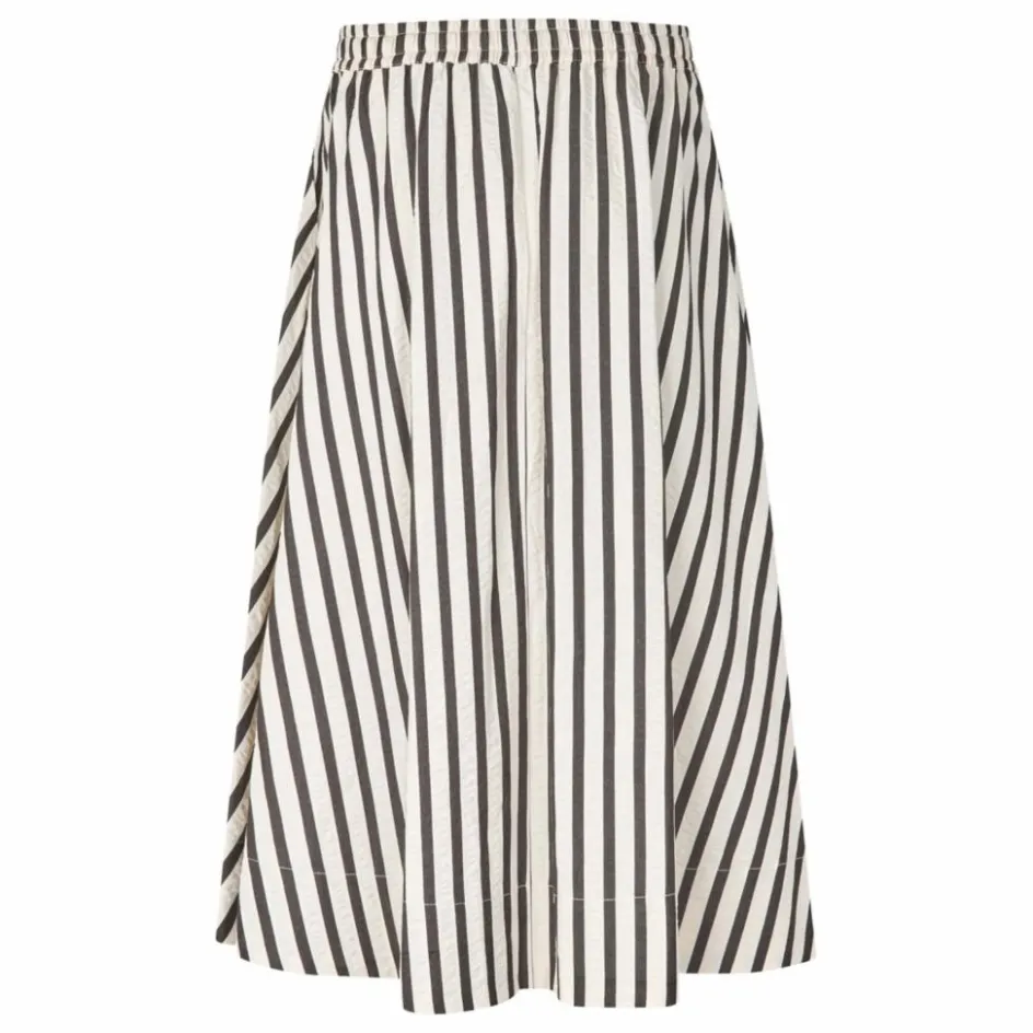 New Lollys Laundry Jupe Bristol Rayures | Noir