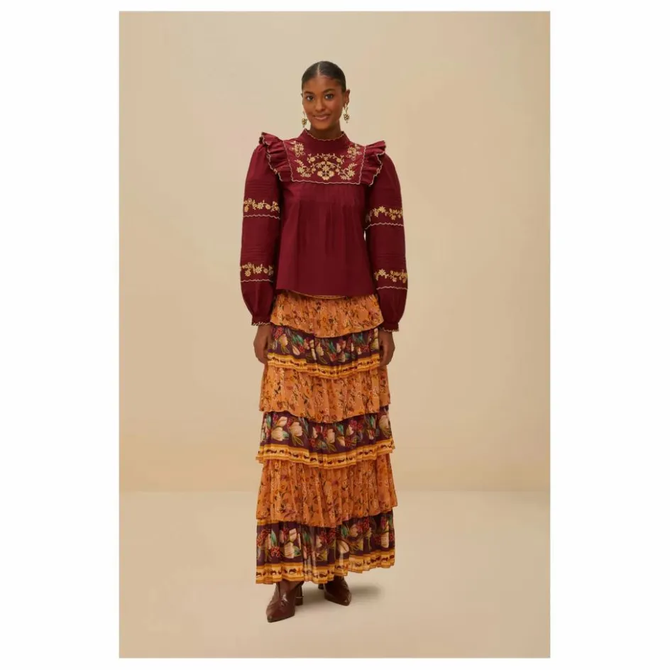 Farm Rio Jupe Colorful Birds ||Femme Jupes, Shorts