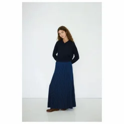 Femme The Tiny Big Sister Jupes, Shorts*Jupe Contrast Laine Mérinos Extra Fine |