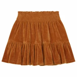 SMALLABLE BASICS Jupe Courte Fille Elastiquée à la Taille en Velours ||Enfant Jupes, Shorts