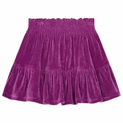 Hot Jupe Courte Fille Elastiquée à la Taille en Velours | Enfant Jupes, Shorts