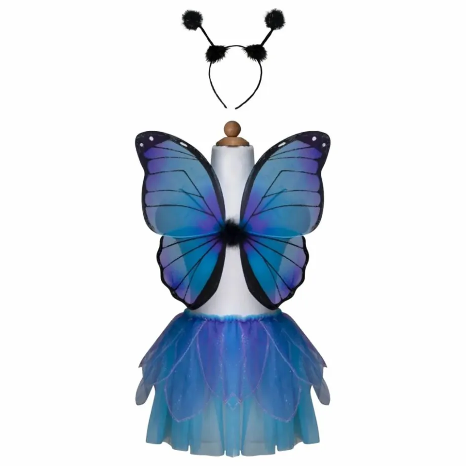 Great Pretenders Jupe de papillon avec ses ailes et sa baquette || Déguisements