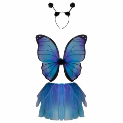 Great Pretenders Jupe de papillon avec ses ailes et sa baquette || Déguisements