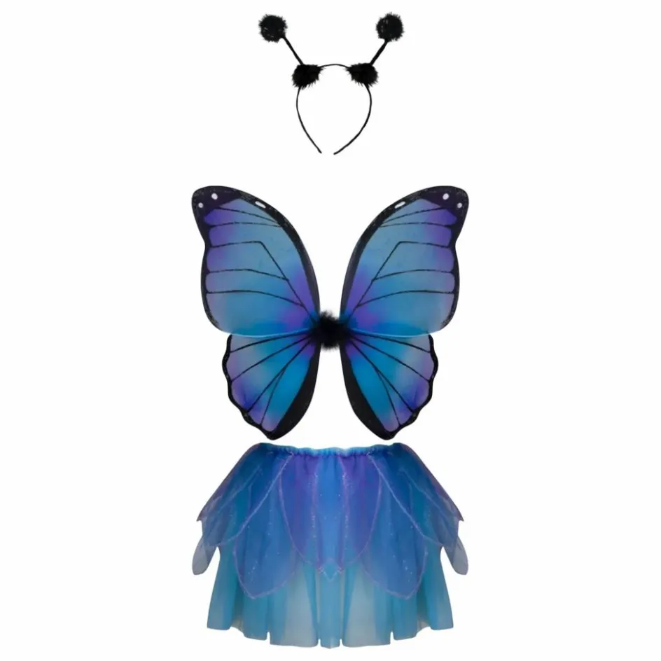 Great Pretenders Jupe de papillon avec ses ailes et sa baquette || Déguisements
