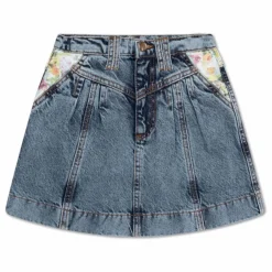 Best Repose AMS Jupe en Jean Bob Coton Bio | Bleu