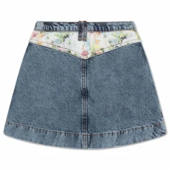 Best Repose AMS Jupe en Jean Bob Coton Bio | Bleu