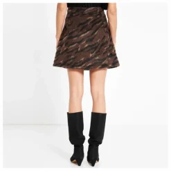 Femme YMC Jupes, Shorts*Jupe Jacquard Tigre |