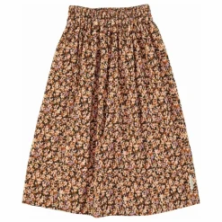 Sale Piupiuchick Jupe Longue Fleurie | Noir
