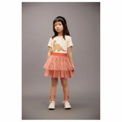 Outlet Mini Rodini Jupe Tulle Pois | Rose