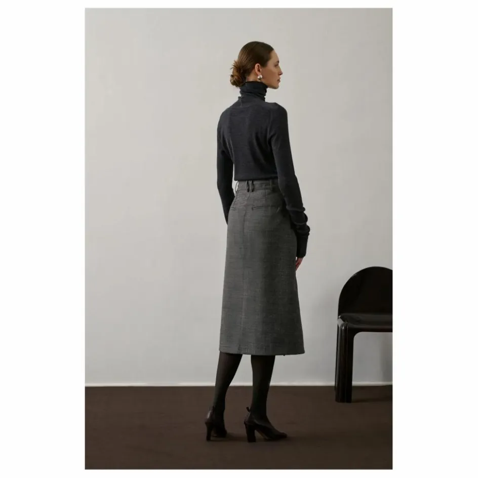 Hot Soeur Jupe Varna | Gris chiné