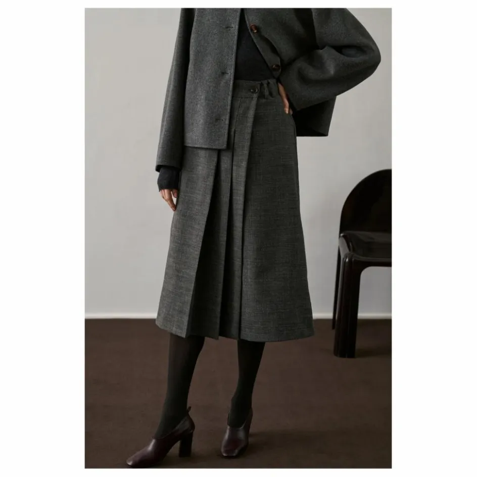 Hot Soeur Jupe Varna | Gris chiné