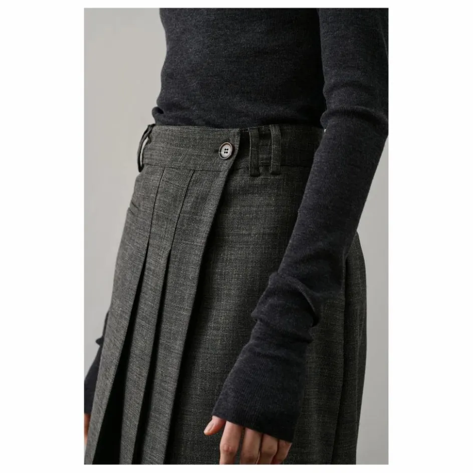 Hot Soeur Jupe Varna | Gris chiné