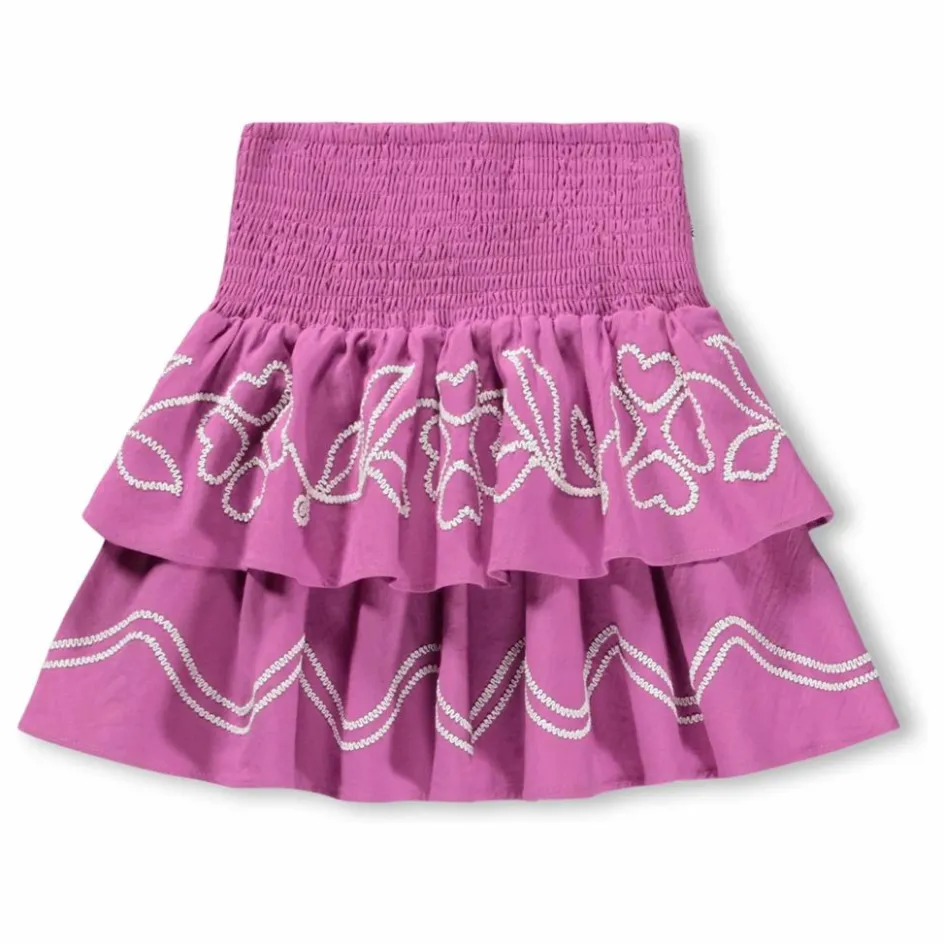 New Molo Jupe Volants Bonita Coton Bio | Violet