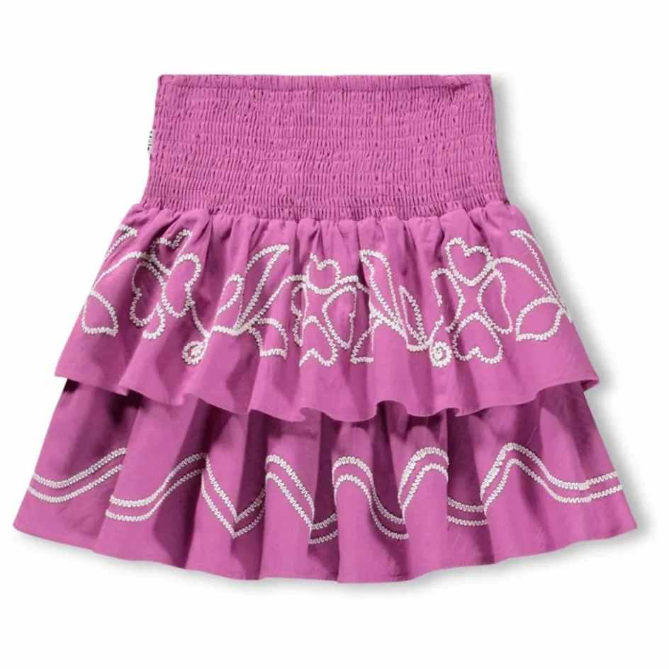 New Molo Jupe Volants Bonita Coton Bio | Violet