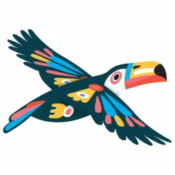 Best Omy x Gallimard Jeunesse Kit de 6 animaux volants à suspendre Multicolore