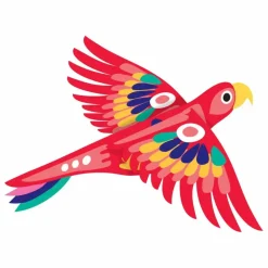 Best Omy x Gallimard Jeunesse Kit de 6 animaux volants à suspendre Multicolore