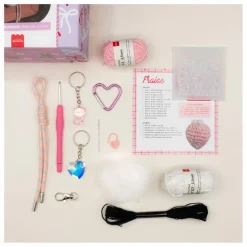 La Petite Épicerie Kit de charms en crochet - Glam Pink| Loisirs Créatifs