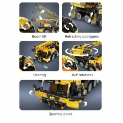 Cada Kit de construction Grue - 658 pièces|Homme Jeux Éducatifs|Livres, Jeux